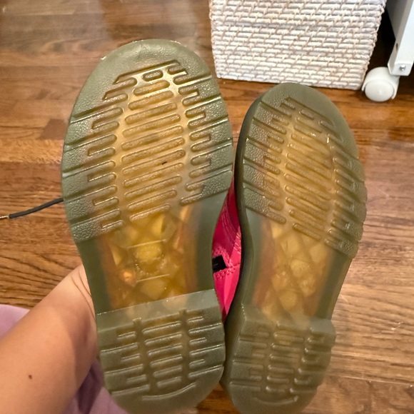 Dr. Martens Hot Pink Kids' Boots - Picture 2 of 3